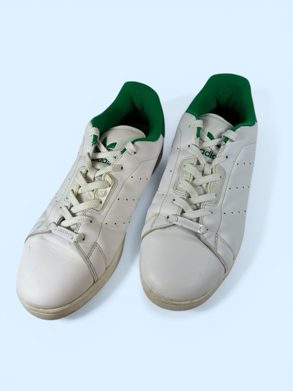 Adidas Men’s Size 13 White Synthetic Leather Stan Smith Tennis Shoes